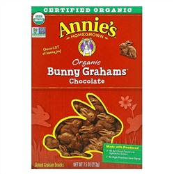 Annie's Homegrown, Шоколадное печенье Bunny Grahams, 7,5 унций (213 г)