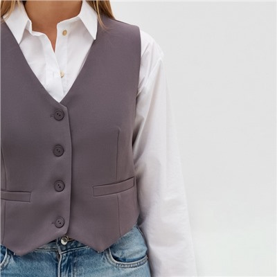 Жилет женский MIST: Classic Collection, размер 50, серый