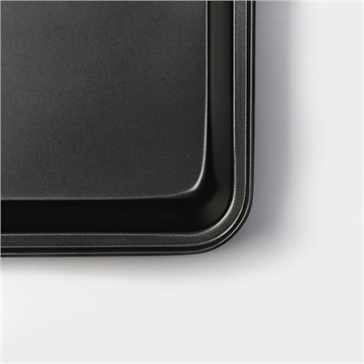 Противень Доляна «Жаклин. Прямоугольник», 30×20×5 см, антипригарное покрытие, чёрный