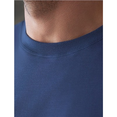 Футболка из фактурного полотна из 100% хлопка