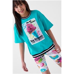 Брюки трикотажные для девочек (легинсы укороченные), 2 пары в комплекте PLAYTODAY, 1240218