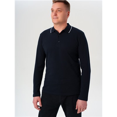 Джемпер трикотажный с воротником поло для мужчин