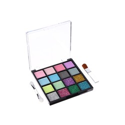 Набор косметики для девочки: тени, кисть, аппликатор