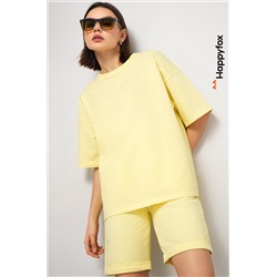 Женский костюм с шортами из футера двухнитки Happyfox