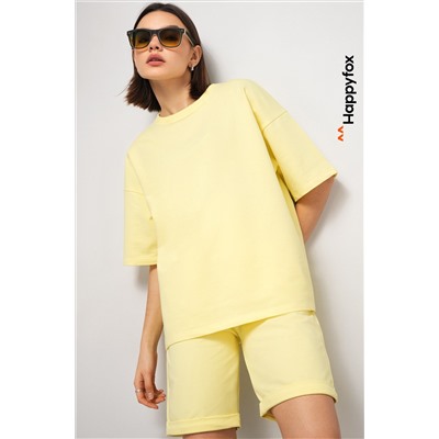 Женский костюм с шортами из футера двухнитки Happyfox