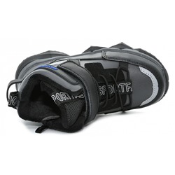 B-10117-A черн Ботинки деми для мальчиков (27-32)/8