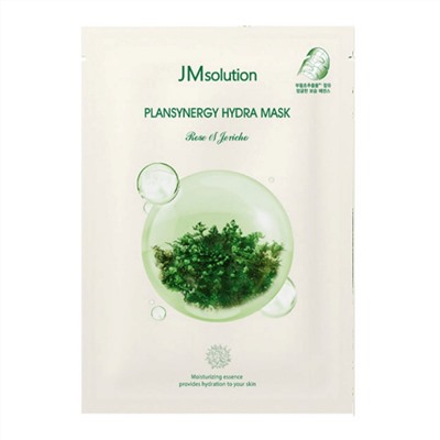 JMsolution Тканевая маска для лица увлажняющая с розой Иерхона / Plansynergy Hydra Mask Rosa Of Jericho, 30 мл
