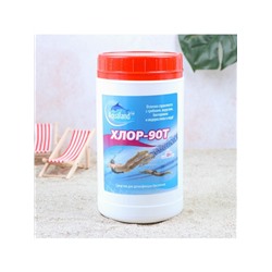 Дезинфицирующее средство Aqualand Хлор-90Т, таблетки 20 г, 1 кг