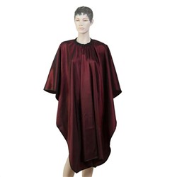 Dewal Пеньюар для стрижки «Глянец» AA04Red, 128 х 146 см, красный 3942