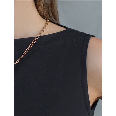 Топ из премиального хлопка с эластаном