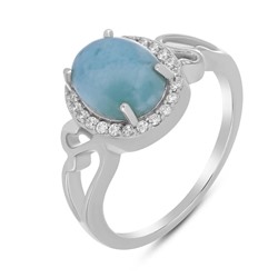 Кольцо, ларимар, Вираж