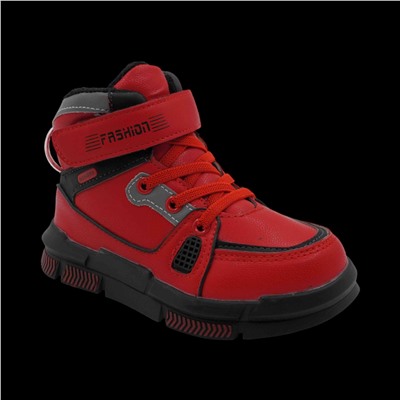 Ботинки демисезонные ЕВ1972 красные п/п