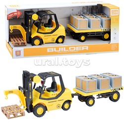 Машина "Погрузчик" на батарейках, в коробке