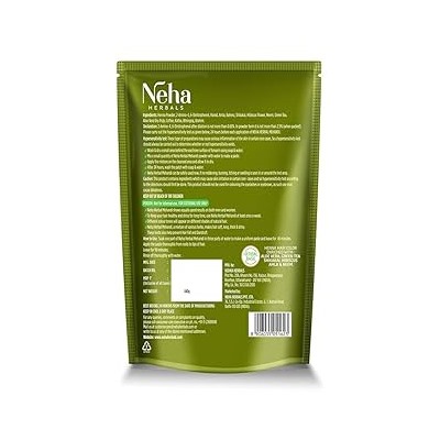 Neha Herbals Hair Mehandi 140g / Краска для Волос Темно-Каштановый 140 г