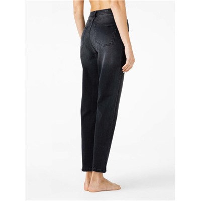 Джинсы CONTE Eco-friendly джинсы Mom Fit с высокой посадкой и кокеткой CON-314