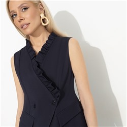 Жилет приталенного силуэта, Добавьте красок (blue)