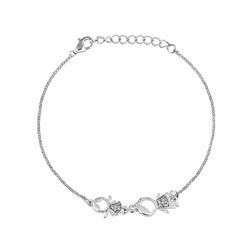 Браслет, куб.циркон., В10-1475