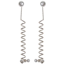 Акц -12% Серьги длинные на гвоздиках арт. 11 2464 (id 218627)