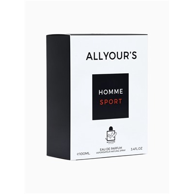Парфюмерная вода мужская ALL YOUR'S HOMME SPORT, 100 мл (мот Allure Homme Sport Eau Extreme)