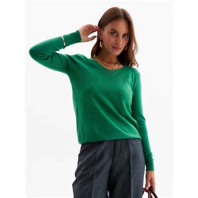 Джемпер женский MINAKU, зелёный, размер 42-44