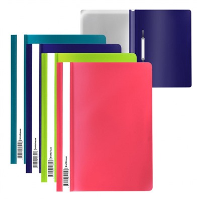 Скоросшиватель А4 пластиковый Soft Reef 62954 ассорти ErichKrause