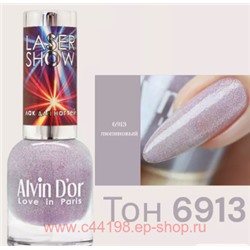 Alvin D`or Лак для ногтей  Laser Show тон 6913 люпиновый 12мл