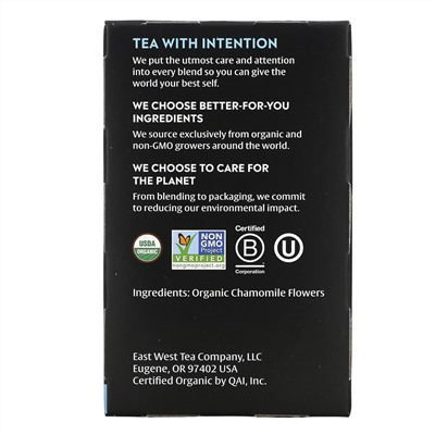 Choice Organic Teas, Herbal Tea, Organic Chamomile, Caffeine-Free, 16 Tea Bags, .50 oz (14 g)
