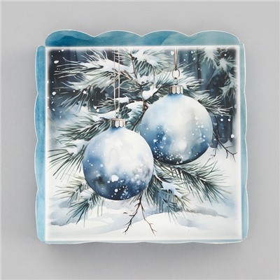 Коробка для печенья «Чудеса случается», 12×12×3 см, Новый год