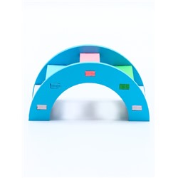 Лесенка для грызунов с цветными ступеньками, синий