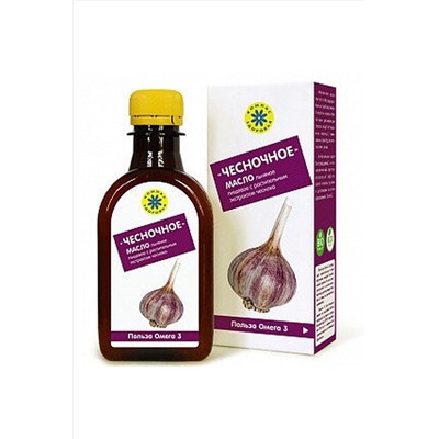Масло льняное "Чесночное" 200мл ЭКОПРОДУКТЫ, 1175880