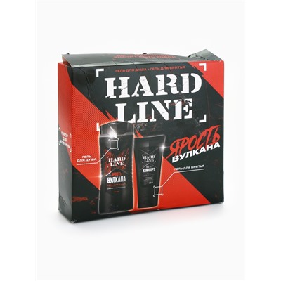 УЦЕНКА HARD LINE, набор «Ярость вулкана», гель для душа, 250 мл и гель для бритья, 110 мл