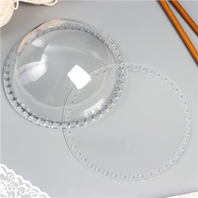 Основа для вязаных изделий акрил «Круглая», объемная, набор 2 шт., 17 см