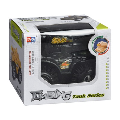 Машина-перевертыш "Силач" на батарейках, в коробке