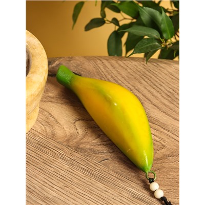 Сувенирный музыкальный инструмент свисток «Банан», 15×3.5×4 см, полирезин