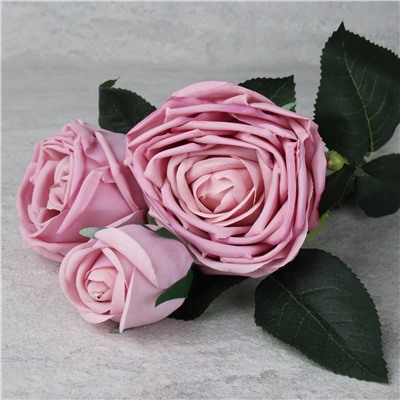 Цветок искусственный Пионовидная роза 73 см / GR-006 /уп 12/144/силикон