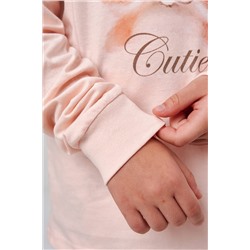 Пижама с брюками Кулирка с рибаной длинный рукав НАТАЛИ, 1244130