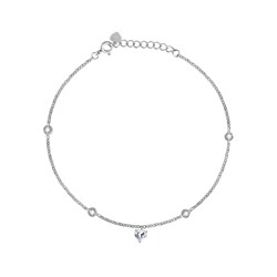 Браслет на ногу, куб.циркон., SL-FCN12