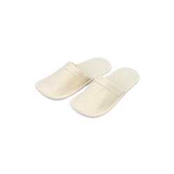 Тапочки для бани, полиэфир 70%, шерсть 30%, белые, «Добропаровъ»