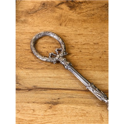 Ложка для обуви «Венок с бантиком», 31 см, латунь