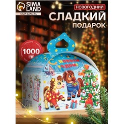 Сладкий новогодний подарок «Пончик», детский, 1000 г