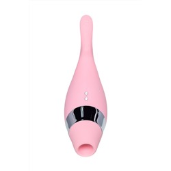 Розовый многофункциональный стимулятор Dahlia - 14 см.