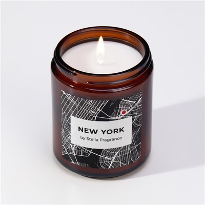 Ароматическая свеча в банке New York, кедр, мята, 250 г