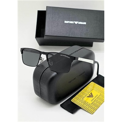 Набор мужские солнцезащитные очки, коробка, чехол + салфетки #22892497