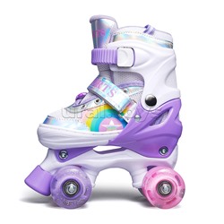Ролики детские, размер S, 4 колеса (цвет фиолетовый)