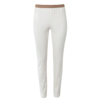 Брюки женские домашние MINAKU: Home collection, цвет экрю, размер 50