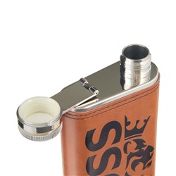 Фляжка BOSS, нержавеющая сталь, 270 мл, 9 oz