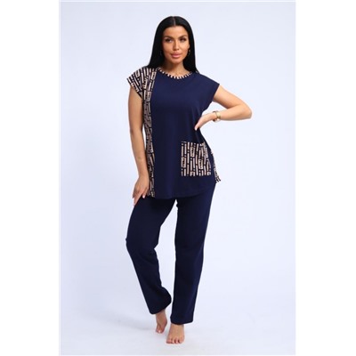 Костюм женский 345 (Темно-синий)