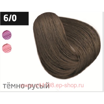 OLLIN PERFORMANCE  6/0 темно-русый 60мл Перманентная крем-краска для волос