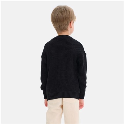 Джемпер детский MINAKU: Casual Collection KIDS, чёрный, рост 98 см