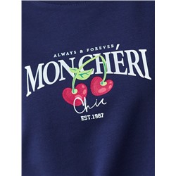 Футболка с принтом свободная эластичная из премиального хлопка